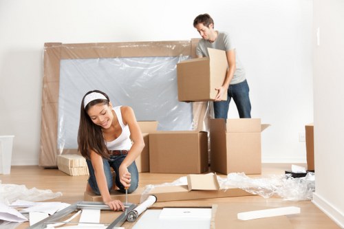 Office removals team planning a business relocation in Ruislip