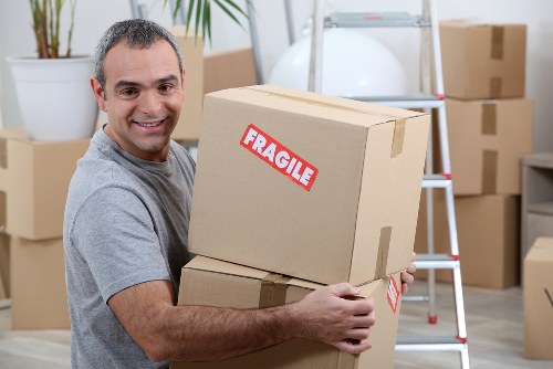 Furniture removals team handling bulky home furniture in Ruislip