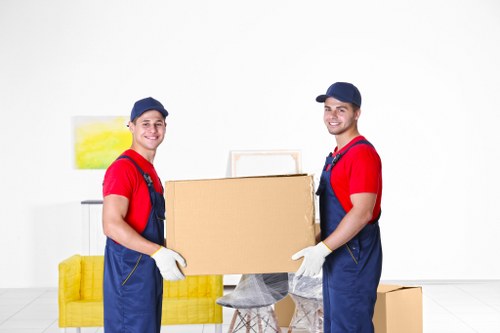 Packing and loading belongings for a local move in Ruislip
