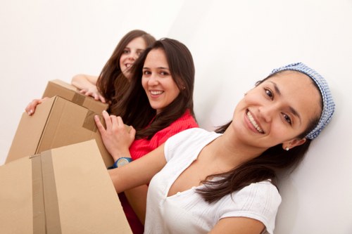 Loading furniture and boxes for a house move in Ruislip