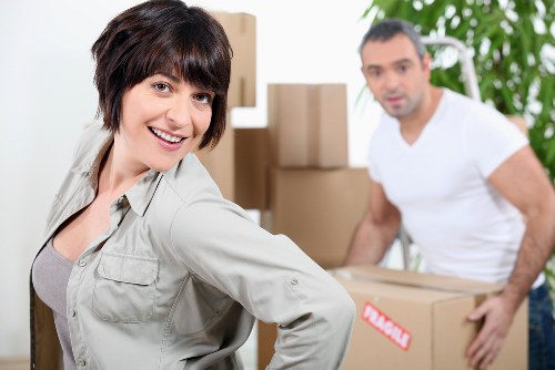 Packing and loading belongings for a student move in Ruislip